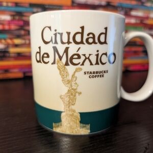 2014 Starbucks Ciudad de México Mug - Cream and Teal